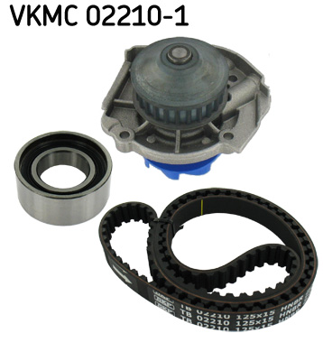 SKF VKMC 02210-1 Pompa acqua + Kit cinghie dentate